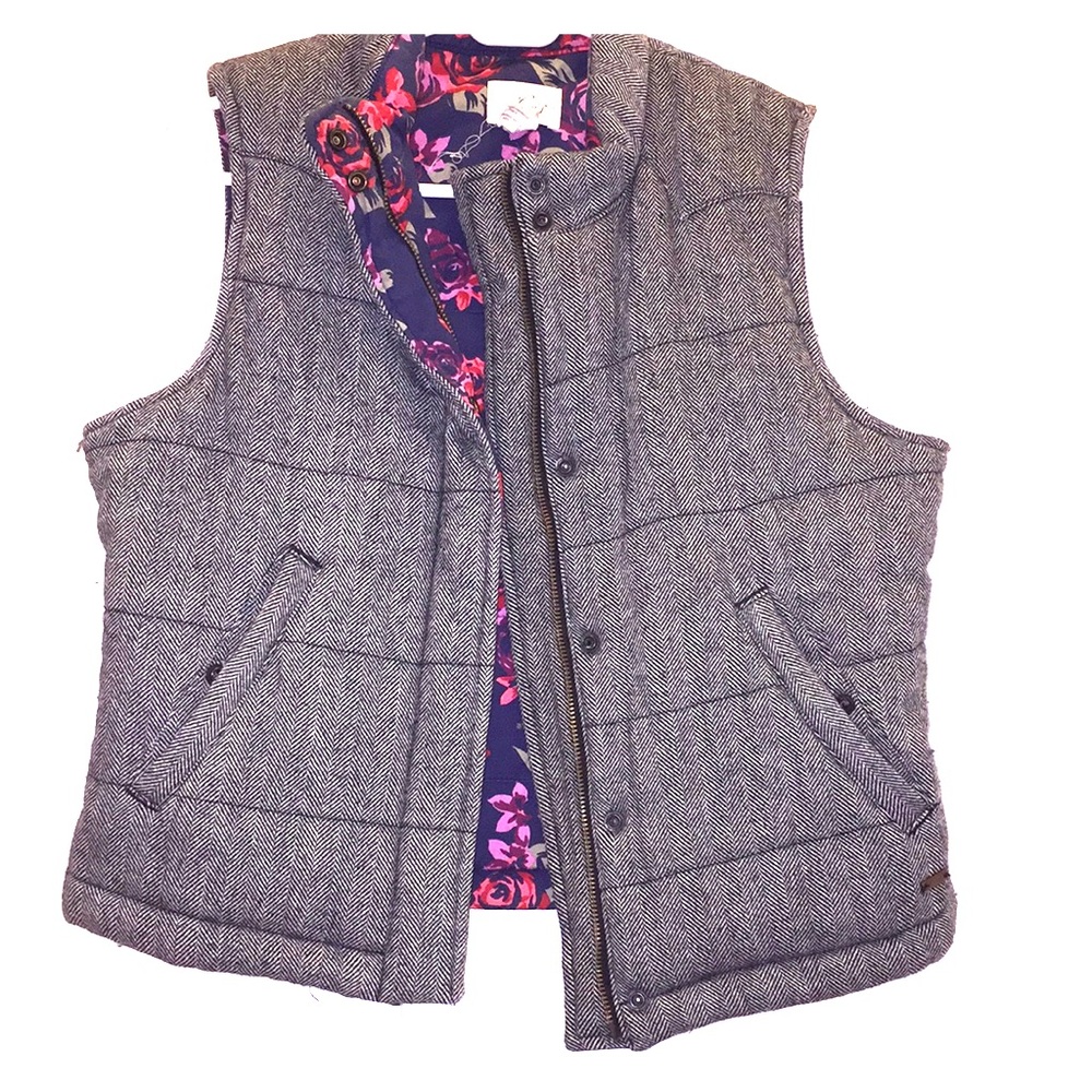 Levis houndstooth vest